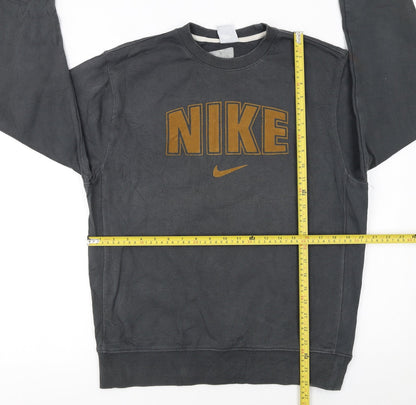 Womens UK Size S Nike Grey Pullover Sweatshirt