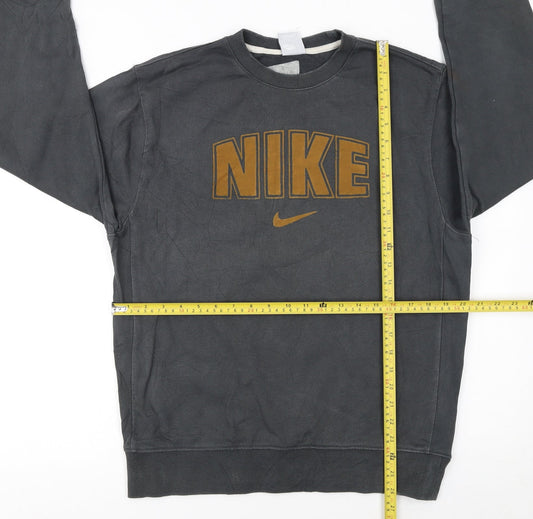 Womens UK Size S Nike Grey Pullover Sweatshirt