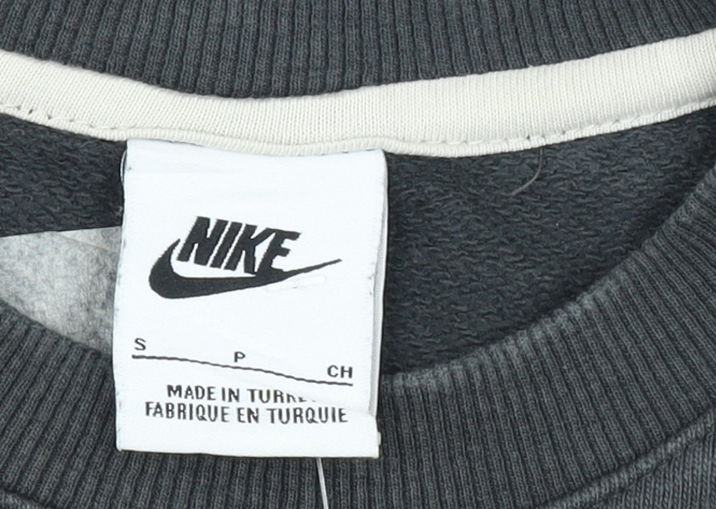 Womens UK Size S Nike Grey Pullover Sweatshirt