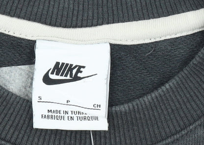 Womens UK Size S Nike Grey Pullover Sweatshirt