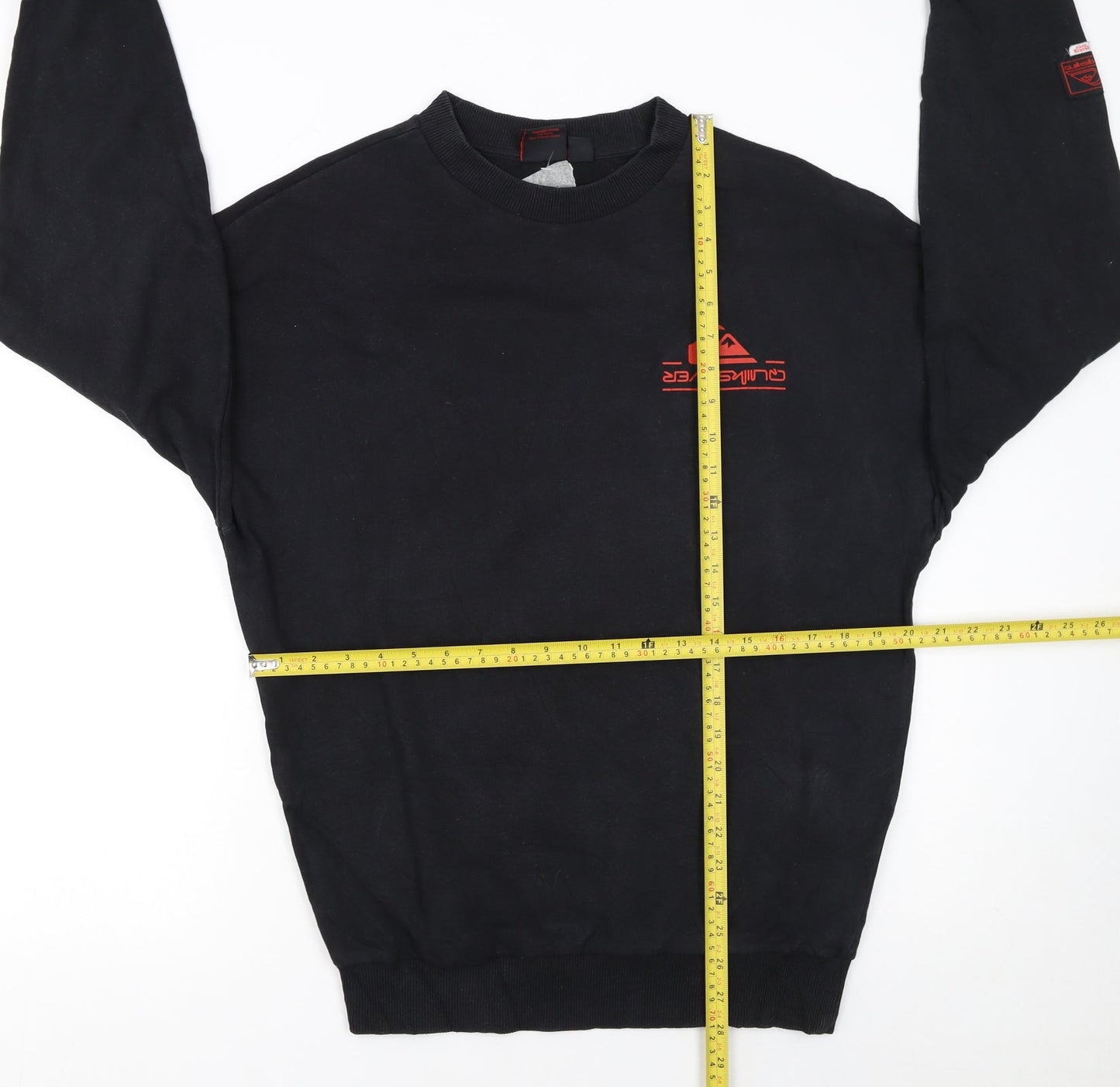 Mens UK Size XS Quiksilver Black Pullover Sweatshirt