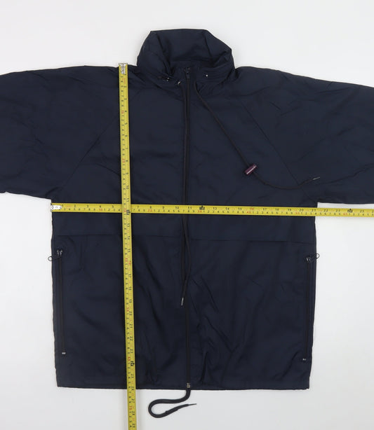 Mens UK Size XS Canada Sportswear Co. Blue Windbreaker Coat