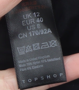 Womens UK Size 12 Topshop Bodycon Dress