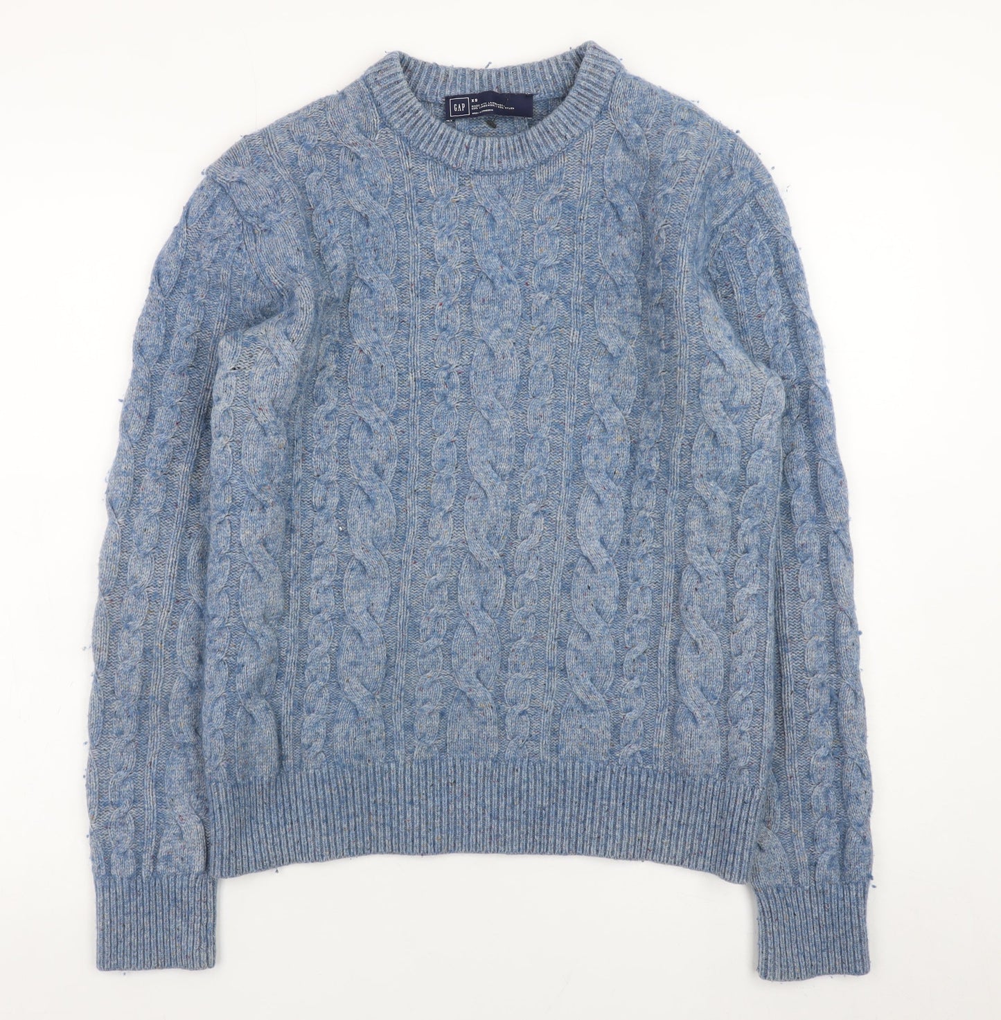 Mens UK Size XS Gap Blue Pullover Jumper