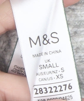 Womens UK Size S Marks and Spencer Grey Pullover Jumper