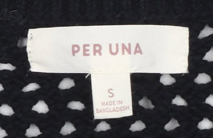 Womens UK Size S Marks and Spencer Black Pullover Jumper