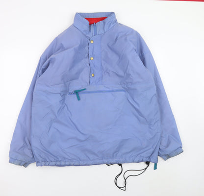 Mens UK Size M Cotton Traders Blue Anorak Coat