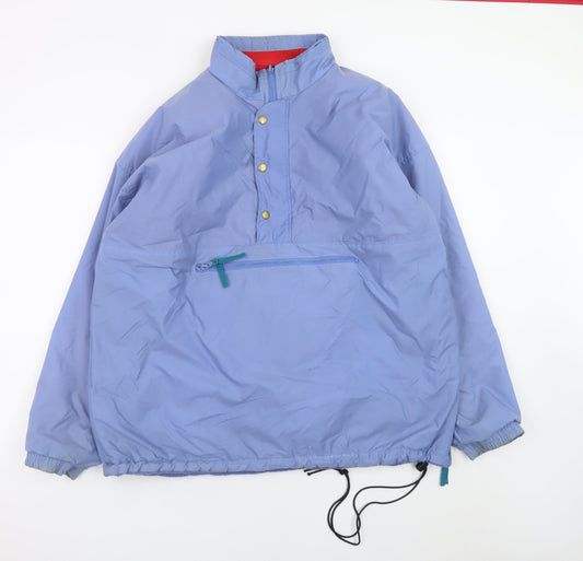 Mens UK Size M Cotton Traders Blue Anorak Coat
