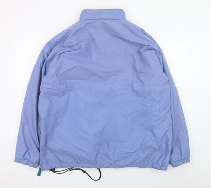 Mens UK Size M Cotton Traders Blue Anorak Coat