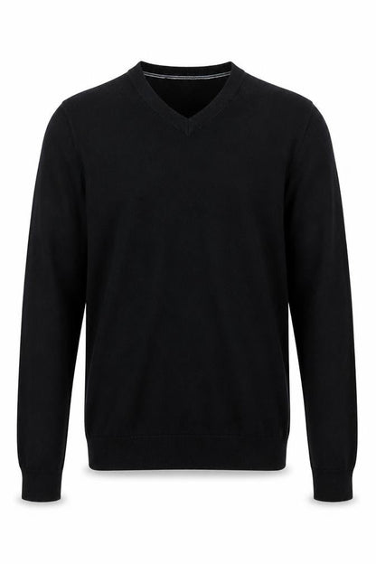 Gap Mens Black XS V-Neck Cotton Knit Jumper
