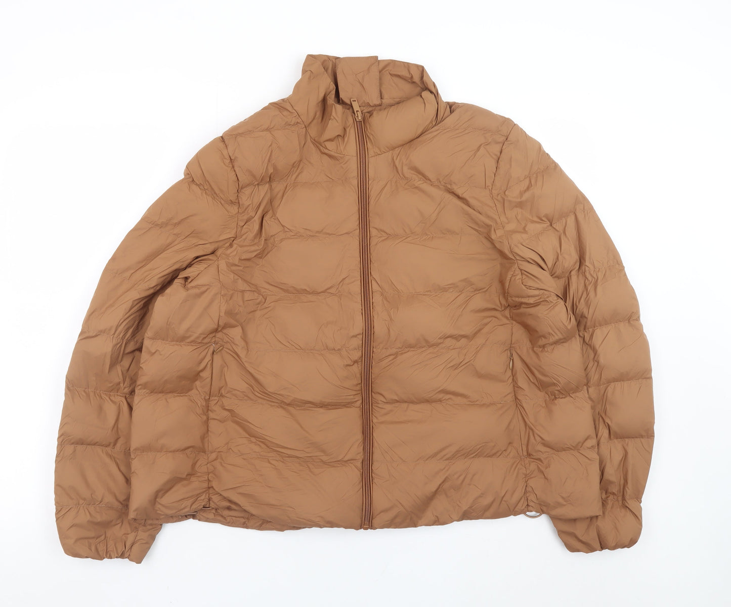 Mens UK Size 20 Marks and Spencer Brown Puffer Jacket