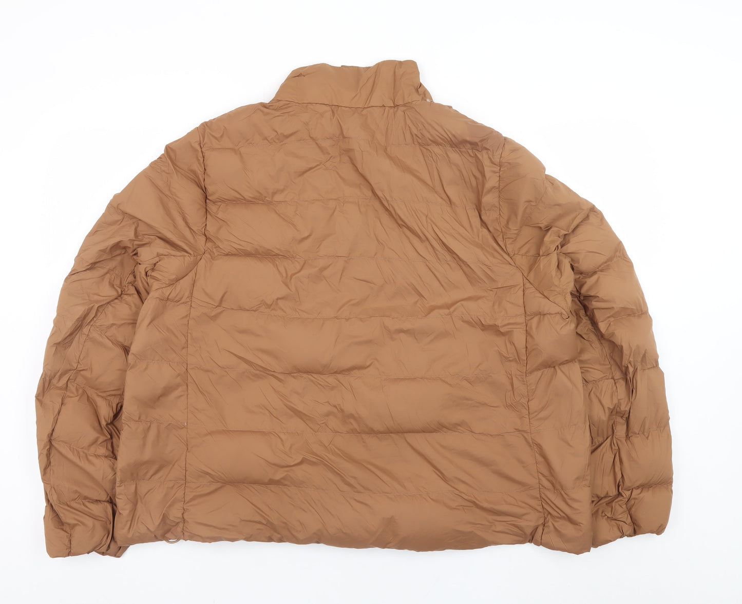 Mens UK Size 20 Marks and Spencer Brown Puffer Jacket