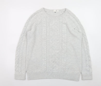 Mens UK Size XL Gap Grey Pullover Jumper
