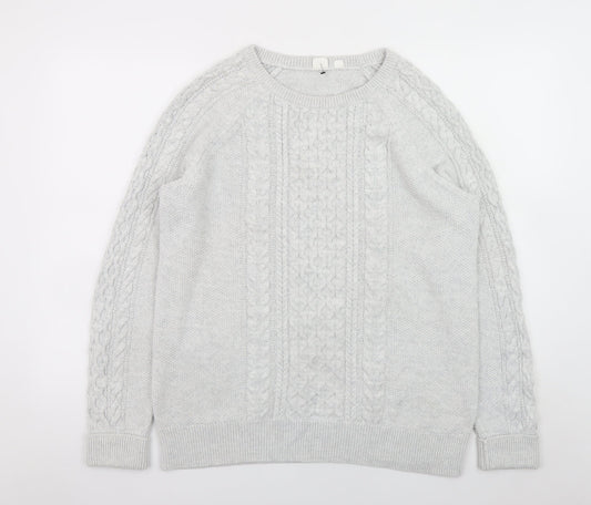 Mens UK Size XL Gap Grey Pullover Jumper