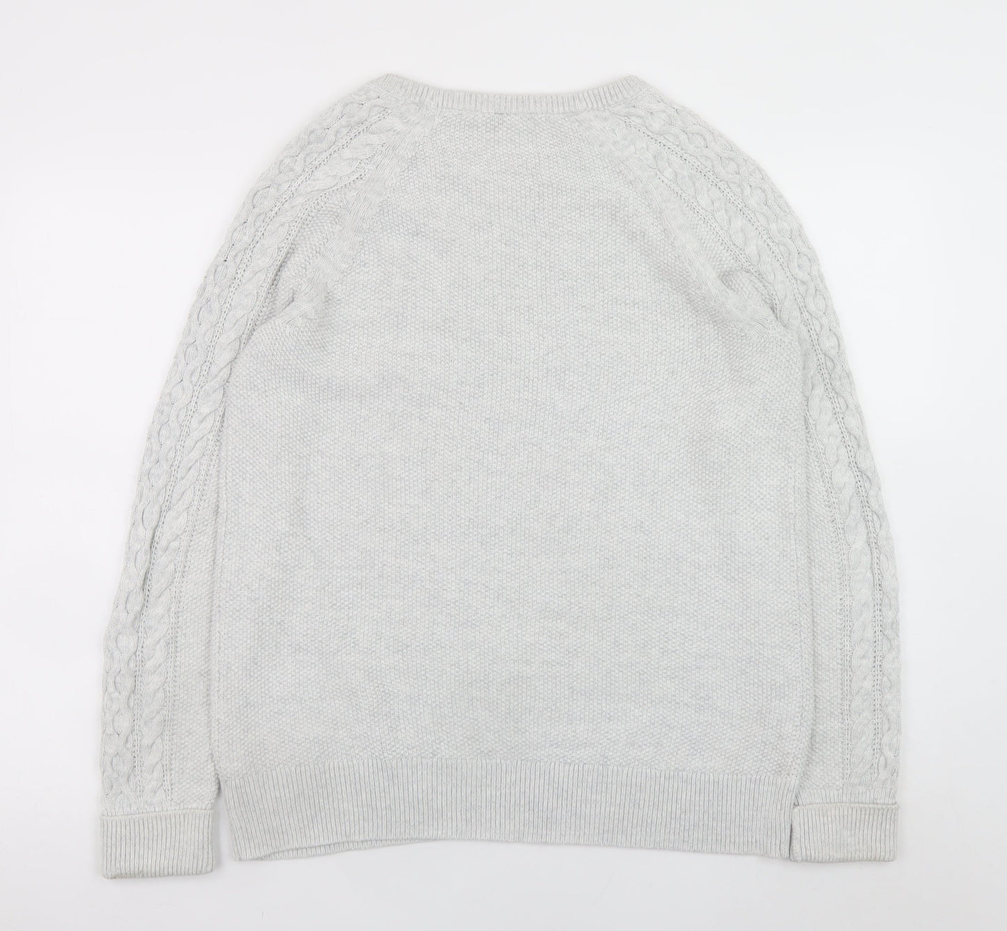 Mens UK Size XL Gap Grey Pullover Jumper