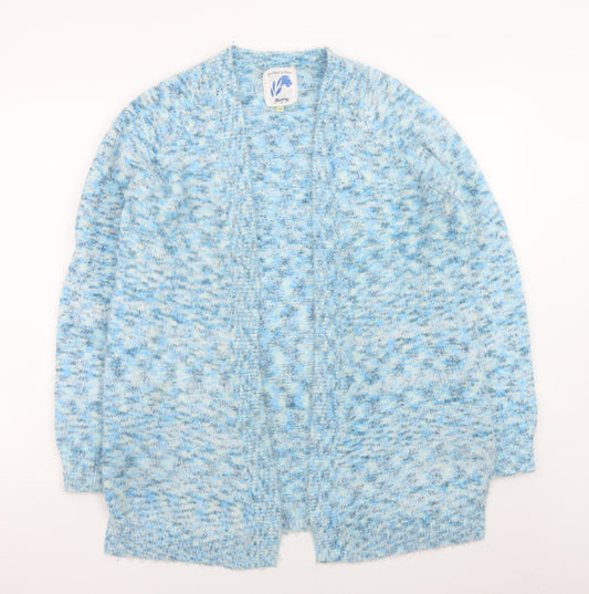 Womens UK Size 14 Mantaray Blue Cardigan Jumper