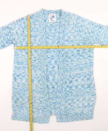 Womens UK Size 14 Mantaray Blue Cardigan Jumper