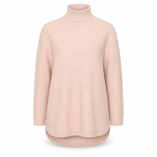 Principles Womens Beige Roll Neck Long Sleeve Acrylic Jumper Size 16