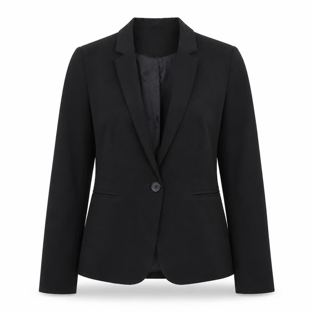 New Look Women’s Black Blazer Jacket Size 10 Smart Formal Workwear