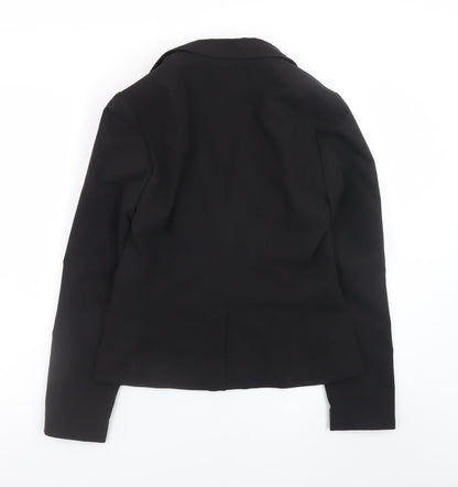 New Look Women’s Black Blazer Jacket Size 10 Smart Formal Workwear