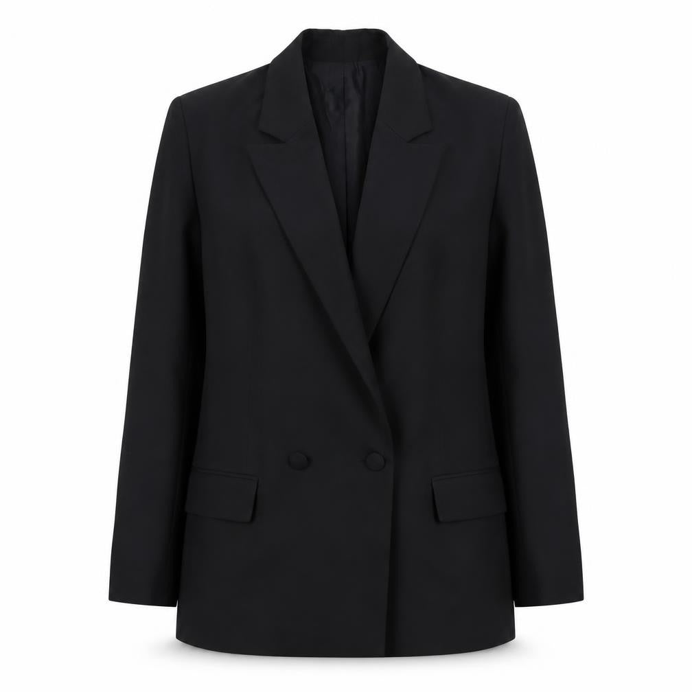 ASOS Womens Black Long Blazer UK 10 Formal Business Jacket