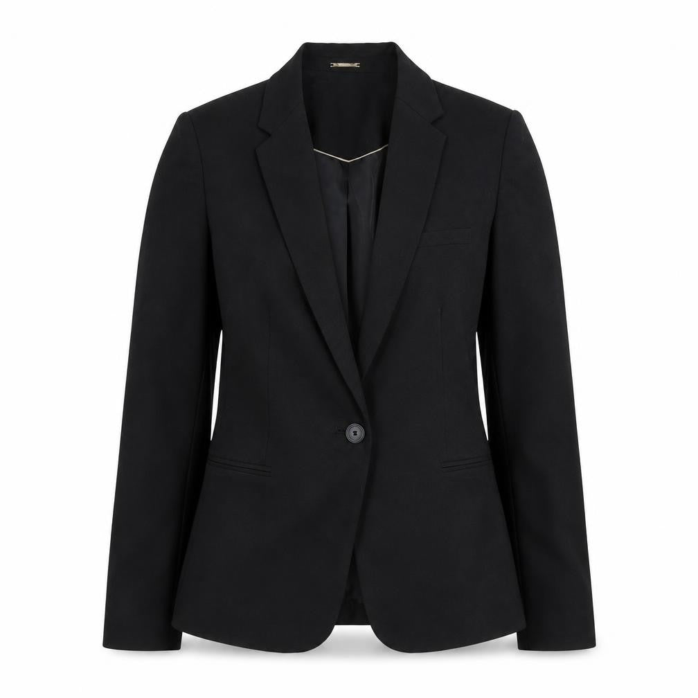 Mango Women's Black Blazer Jacket Size 8 Regular Fit