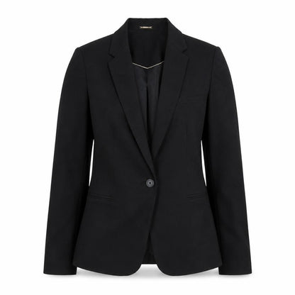Mango Women's Black Blazer Jacket Size 8 Regular Fit