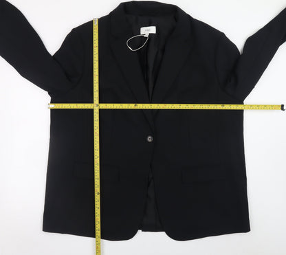 Marks and Spencer Women’s Black Blazer Size 24 Lined Business Jacket