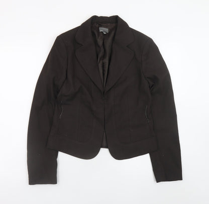 Mexx Women's Black Blazer Size 14 Lined Formal Work Jacket