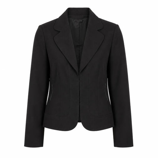 Mexx Women's Black Blazer Size 14 Lined Formal Work Jacket