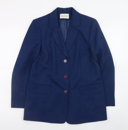 Eastex Women's Blue Classic Blazer Jacket Size 10