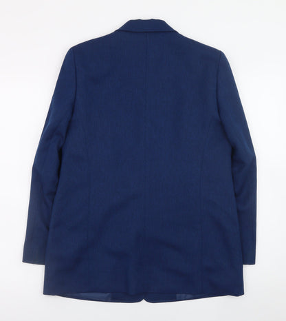 Eastex Women's Blue Classic Blazer Jacket Size 10