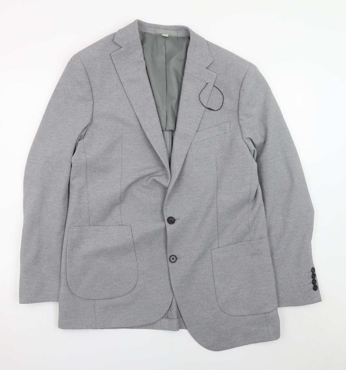 Mens UK Size L Marks and Spencer Grey Basic Jacket