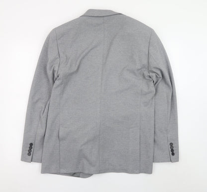 Mens UK Size L Marks and Spencer Grey Basic Jacket