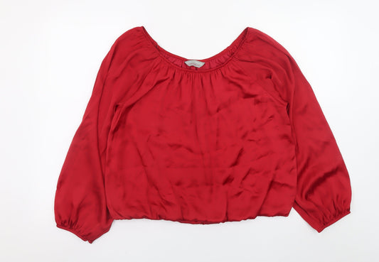 Womens UK Size 14 Dorothy Perkins Red Tunic Blouse