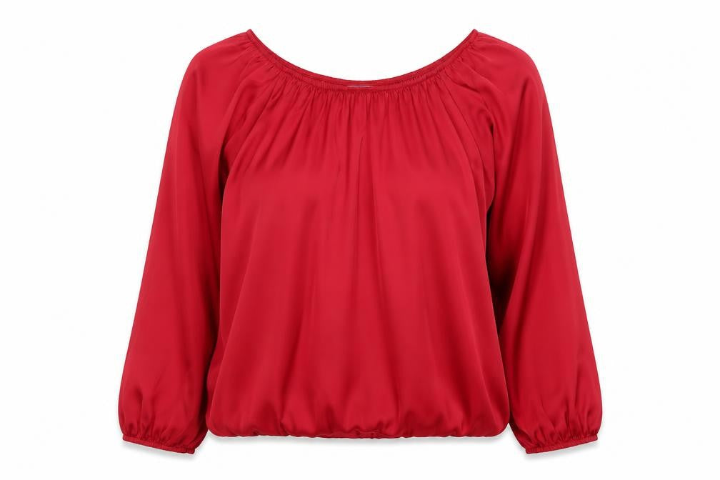 Womens UK Size 14 Dorothy Perkins Red Tunic Blouse