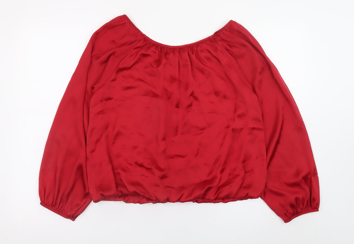 Womens UK Size 14 Dorothy Perkins Red Tunic Blouse