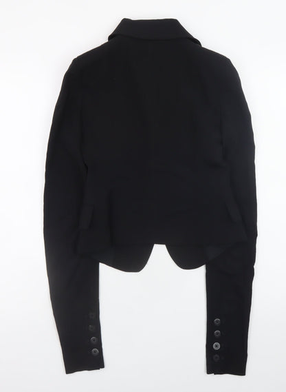 Patrizia Pepe Women’s Black Wool Blend Slim Fit Blazer Size 12