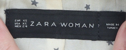 Zara Woman Black Slim Fit Blazer XS Women's Classic Work Jacket