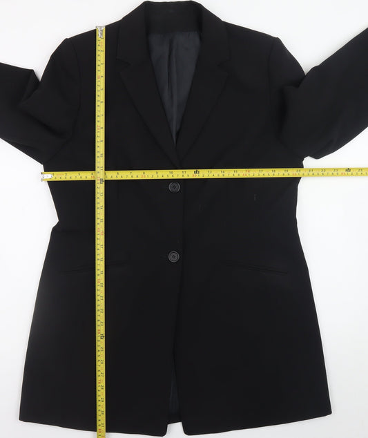 Dorothy Perkins Women’s Black Blazer Jacket Size 16 Smart Mid-Length