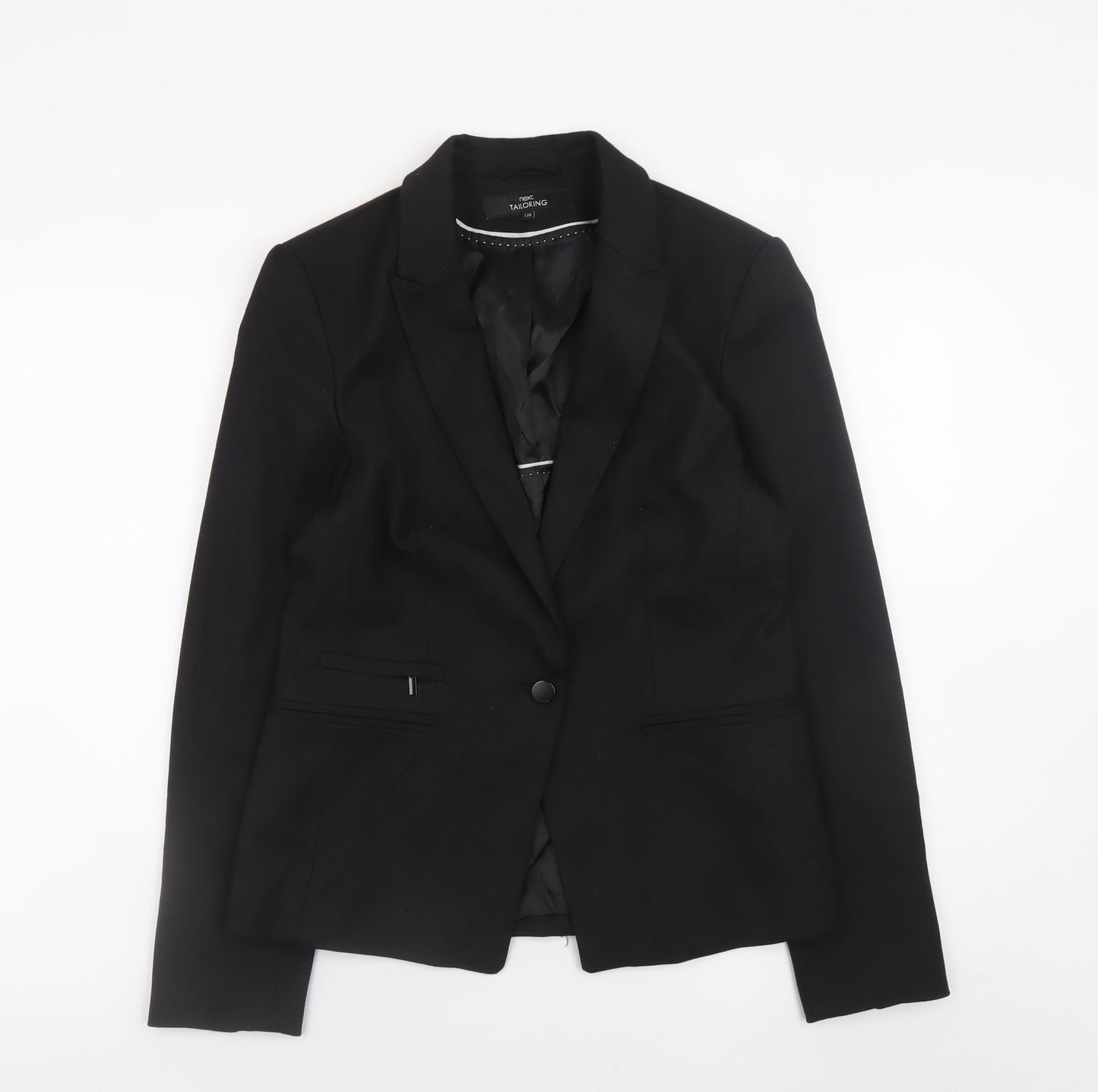 Next Women's Black Size 12 Classic Blazer Jacket
