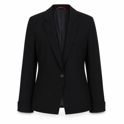 Next Women's Black Blazer Jacket Size 6 Regular Fit Lined Office Workwear