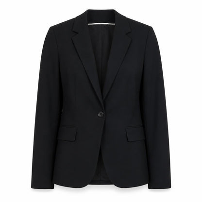 Zara Women's Black Blazer Size 10 Classic Lined Work Jacket
