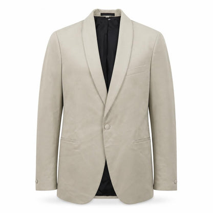 Marks and Spencer Men’s Beige XL Blazer Long Length Shawl Collar