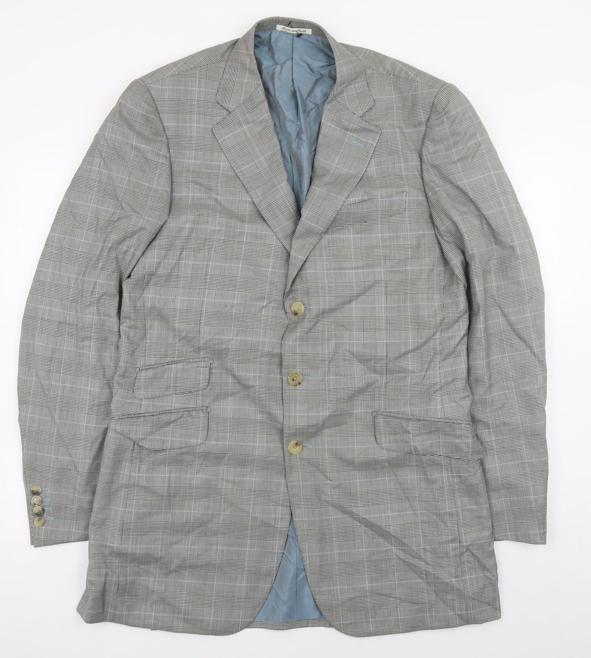 Mens UK Size 52 Pal Zileri Grey Blazer