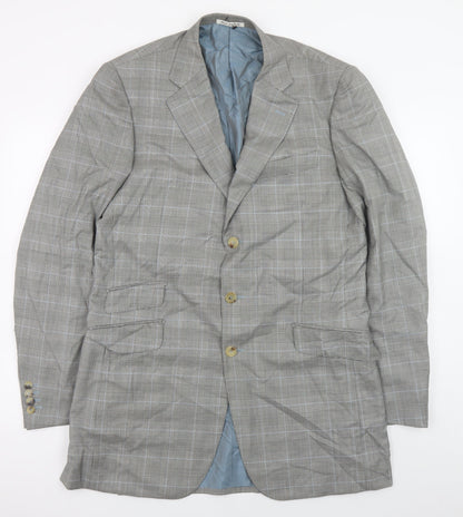 Mens UK Size 52 Pal Zileri Grey Blazer
