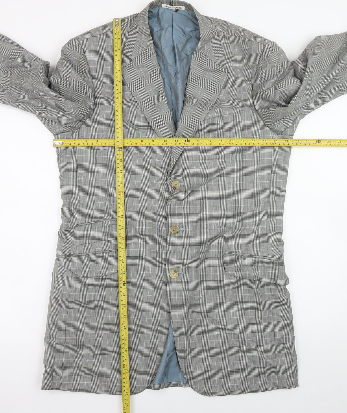 Mens UK Size 52 Pal Zileri Grey Blazer