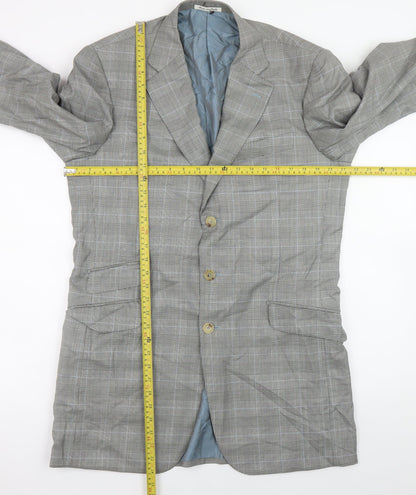 Mens UK Size 52 Pal Zileri Grey Blazer