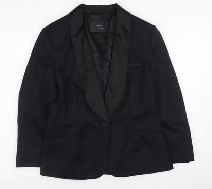 Birger et Mikkelsen Women’s Black Wool Blend Blazer Size 12