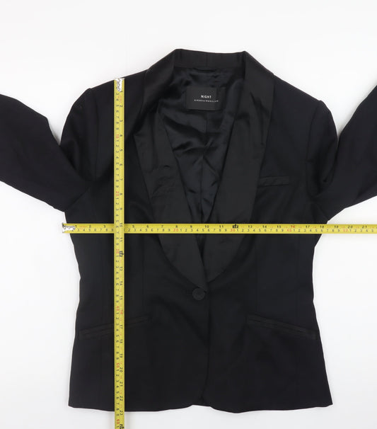 Birger et Mikkelsen Women’s Black Wool Blend Blazer Size 12